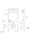 Инсталляция WeltWasser для унитаза WW BAMBERG 525 + BL 10000013443 Черная кнопка.