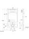 Инсталляция WeltWasser для унитаза WW BAMBERG 545 + BL 10000013446 Черная кнопка.