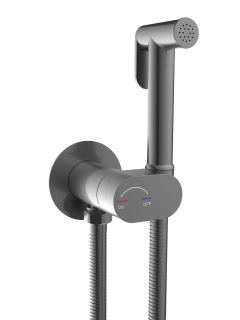 Гигиенический душ Weltwasser HIGI R01 GG 10000013655 Брашированная оружейная сталь.