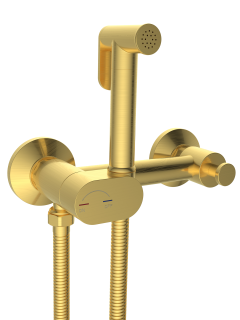 Гигиенический душ Weltwasser HIGI R02 MGL 10000013663 Матовое золото.