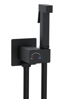 Гигиенический душ Weltwasser HIGI Q01 BL 10000013666 Черный матовый.