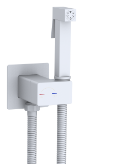 Гигиенический душ Weltwasser HIGI Q01 WT 10000013667 Белый матовый.