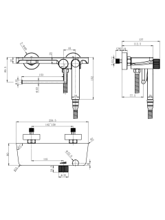Гигиенический душ Weltwasser HIGI SH2 WT 10000013681 Белый матовый.