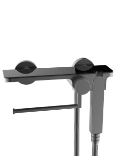 Гигиенический душ Weltwasser HIGI SH2 GG 10000013683 Брашированная оружейная сталь.