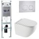 Комплект унитаза с инсталляцией WeltWasser Amberg 350 ST +Merzbach 043 XL GL-WT +Amberg RD-MT CR 10000013763 белый глянцевый