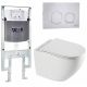 Комплект унитаза с инсталляцией WeltWasser Amberg 497 ST +Merzbach 043 XL GL-WT +Amberg RD-MT CR 10000013773 белый глянцевый