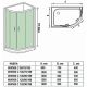 Душевое ограждение Weltwasser WW500 С XL H24 10000013852 L 120х90 хром