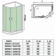 Душевое ограждение Weltwasser WW500 С XL H24 10000013853 R 120х90 хром