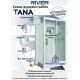 Душевая кабина River с поддоном Tana 90 BL 10000013909 90х90 черный стекло прозрачное