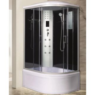 Душевая кабина River с поддоном Dunay 110/80/44 ТН L 10000014030 110х80 хром стекло тонированное