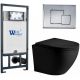 Комплект унитаза с инсталляцией WeltWasser Marberg 507 +Merzbach 043 XL MT-BL +MAR 507 SE-CR 10000014153 черный матовый