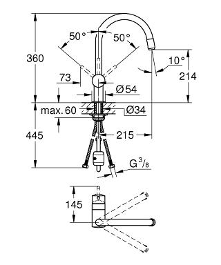 Смеситель для кухни Grohe Minta 32918000 хром
