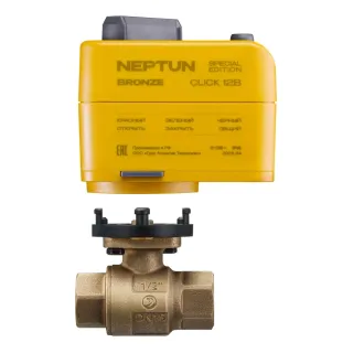 Кран с электроприводом Neptun Click Special Edition 100037106600 бронза 12В 1/2