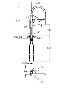 Смеситель для кухни Grohe Essence 30294000 хром
