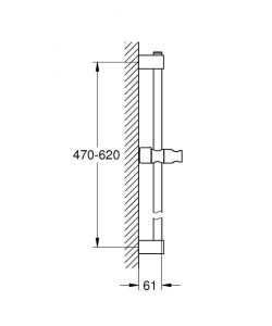 Душевая штанга Grohe Tempesta 27523001 хром