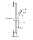Душевой гарнитур Grohe Tempesta Cube 26748003 Хром