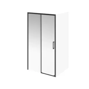 Душевая дверь Kerama Marazzi Vetro VE.110.SD.BLK.M 110 см стекло прозрачное профиль чёрный матовый