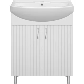 Напольная тумба под раковину Misty Изео Э-Изе01070-021Н 67 см белый