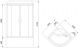 Душевая кабина Royal Bath BK стекло матовое 100x100см RB100BK4-MM