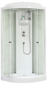 Душевая кабина Royal Bath HK стекло матовое/прозрачное 100x100см RB100HK4-MT