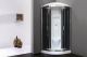 Душевая кабина Royal Bath HK стекло чёрное/прозрачное 100x100см RB100HK6-BT-CH
