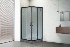 Душевой уголок Royal Bath RB HPD-C-BL RB1111HPD-C-BL 110x110см чёрный