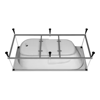 Каркас для ванны Vincea FR-170(75) серый 170х75