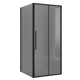 Душевой уголок Niagara Nova NG-85-10TB-TB100-34 100x100 см профиль чёрный матовый стекло тонированное