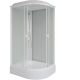 Душевая кабина Niagara Promo P90/80/26L/MT 90x80 см профиль белый стекло матовое