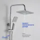 Душевая стойка Ceruttispa Clelia CT12054 хром