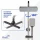 Душевая стойка Ceruttispa Clelia CT12054 хром