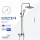 Душевая стойка Ceruttispa Clelia CT12054 хром
