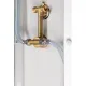 Душевая кабина Niagara Promo P90/80/40L/MT/BK 90x80 см без крыши профиль белый стекло матовое