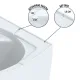 Душевая кабина Niagara Promo P90/80/40L/MT/BK 90x80 см без крыши профиль белый стекло матовое