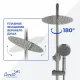 Душевая стойка Ceruttispa Orazio CT12067 хром