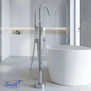 Напольный смеситель для ванны Ceruttispa CT12134 ъром