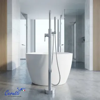 Напольный смеситель для ванны Ceruttispa CT12134 ъром