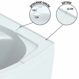 Душевая кабина Niagara Promo P90/13/MT 90x90 см профиль белый стекло матовое