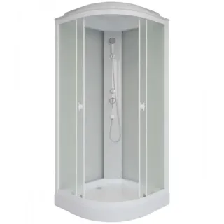Душевая кабина Niagara Promo P90/13/MT 90x90 см профиль белый стекло матовое