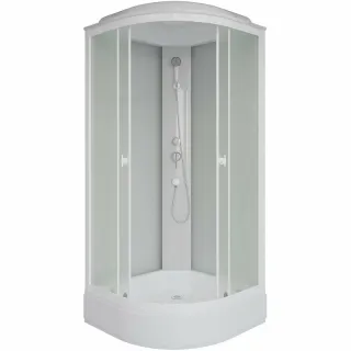Душевая кабина Niagara Promo P90/26/MT 90x90 см профиль белый стекло матовое