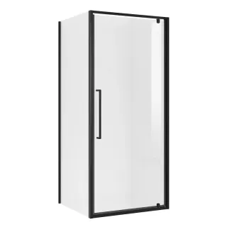 Душевой уголок Niagara Nova NG-85-8AB-A90B-34 90x80 см профиль чёрный матовый стекло прозрачное