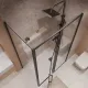 Душевой уголок Niagara Nova NG-85-11AB-A90B-34 110x90 см профиль чёрный матовый стекло прозрачное