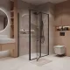 Душевой уголок Niagara Nova NG-85-11AB-A90B-34 110x90 см профиль чёрный матовый стекло прозрачное