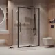 Душевой уголок Niagara Nova NG-85-11AB-A90B-34 110x90 см профиль чёрный матовый стекло прозрачное