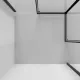 Душевой уголок Niagara Nova NG-6829-34BLACK 90x90 см профиль чёрный матовый стекло прозрачное