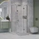 Душевой уголок Niagara Nova NG-6632-34 100x100 см профиль хром стекло тонированное
