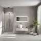 Зеркало с подсветкой Kerama Marazzi Vetrata R VE.S.mi.117\WHT 45 см сенсор со сменой цвета подсветки и антизапотевание белый