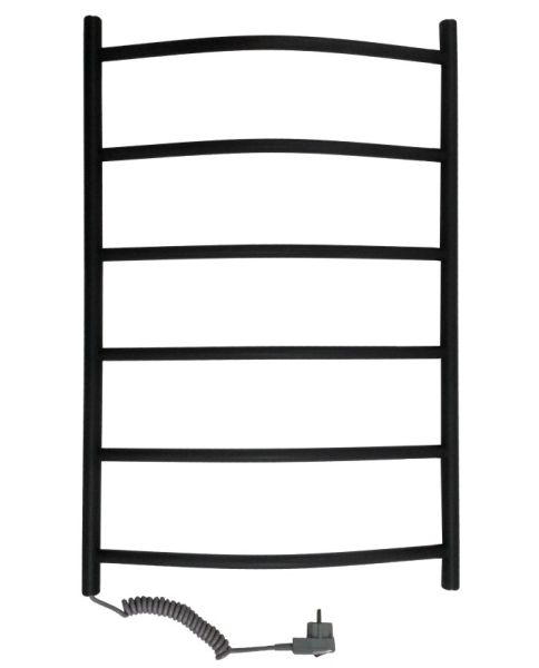 Полотенцесушитель электрический Маргроид В4 Р80*50 чёрный матовый 04-8050-1033-9005L