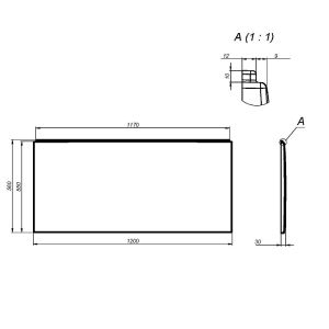 Панель фронтальная для ванны Am.Pm X-Joy W94A-120-070W-P 120 см белый