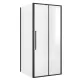 Душевой уголок Niagara Nova NG-84-10AB-A90B-34 100x90 см профиль чёрный матовый стекло прозрачное